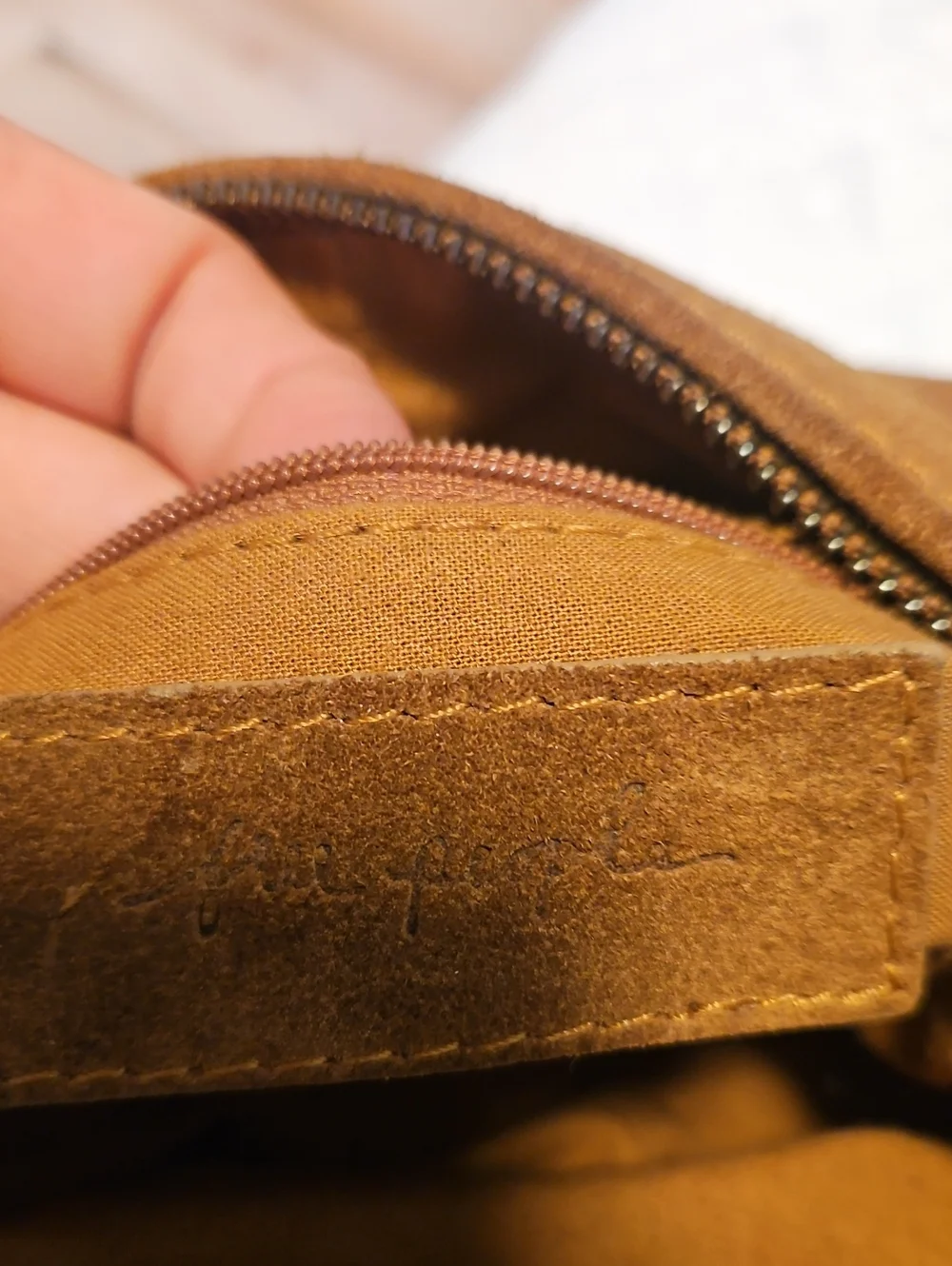 Free People Half Moon Suede Bag